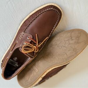 Brooks Brothers Brown Leather Boat Shoes Moccasin